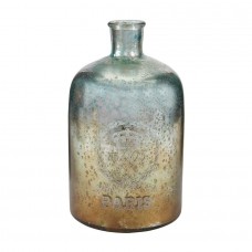 Sterling Industries 12&apos; Aqua Antique Mercury Glass Bottle, Aqua Antique Mercury 843558131648  382526793504